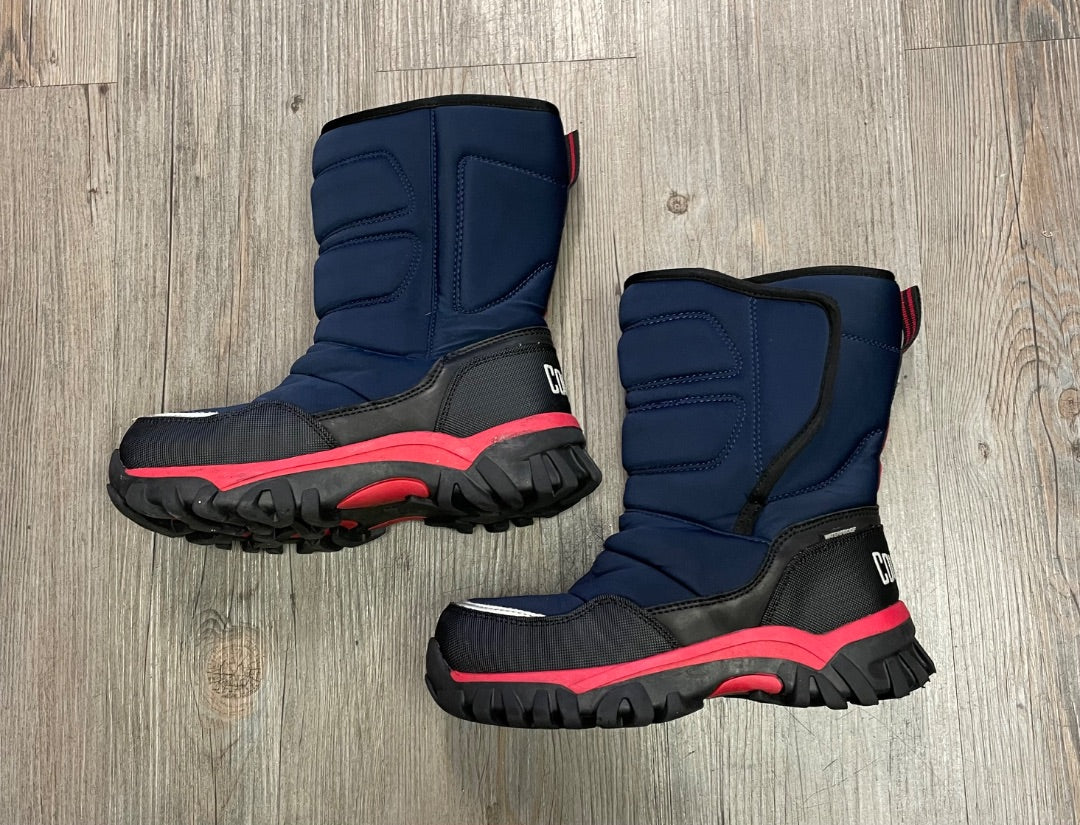 Navy Cougar Winter Boots, 2Y