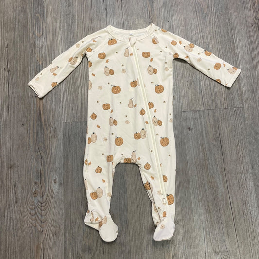 Pewter,  Quincy Mae Relaxed Fleece Jumpsuit, Halloween Things 3-6M