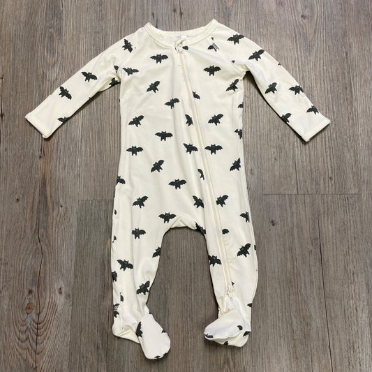Pewter,  Quincy Mae Relaxed Fleece Jumpsuit, Halloween Things 3-6M