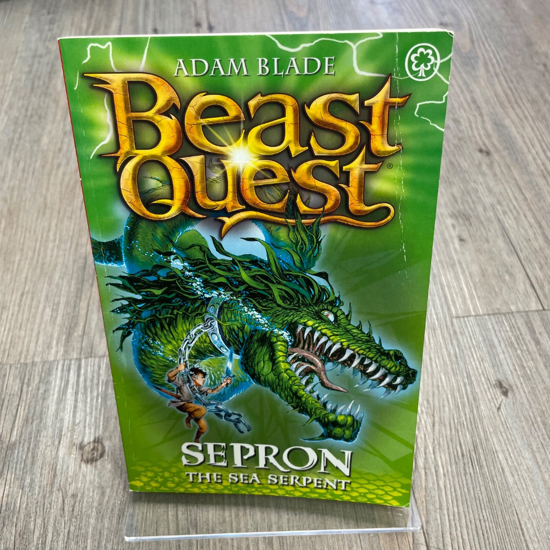 Adam Blade Beast Quest Series SEPRON The Sea Serpent, Paperback