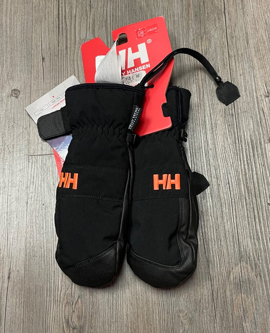 Black Helly Hansen Winter Mitts, 12Y