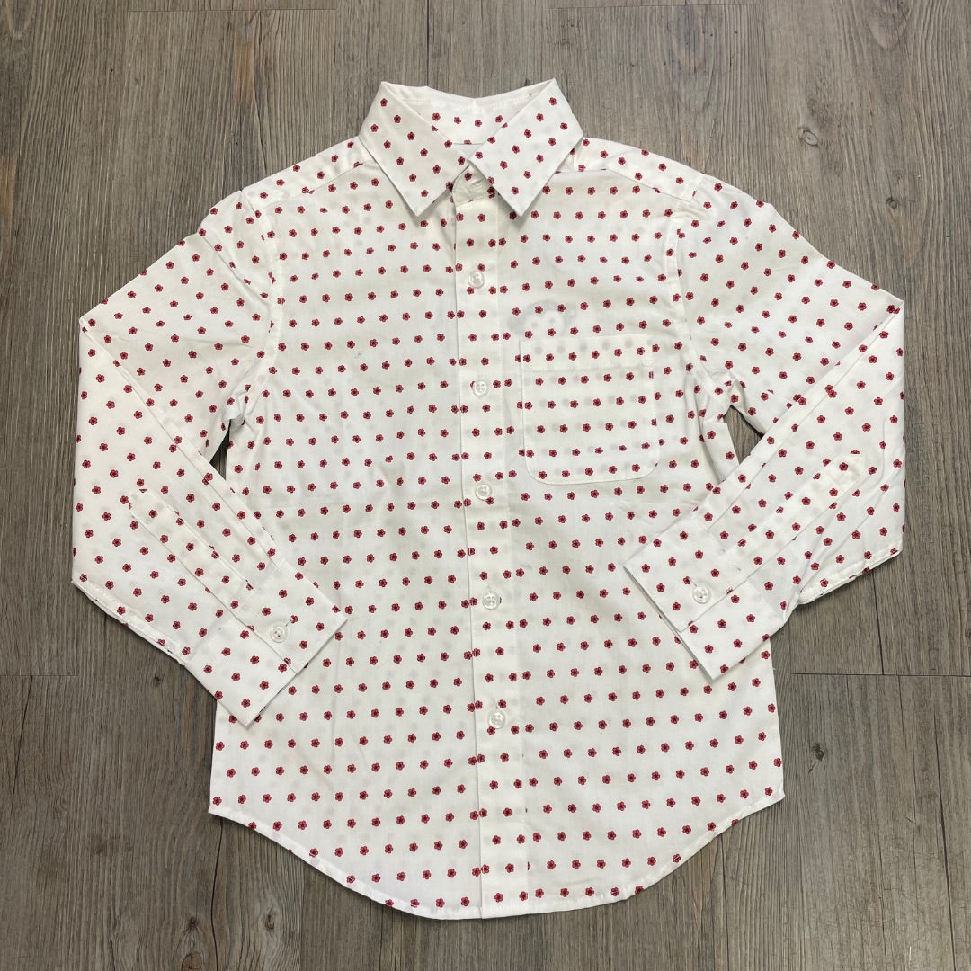 Floral Appaman Dress Shirt, 6Y