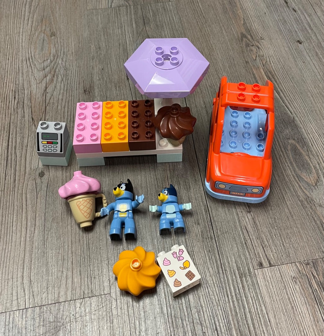 Multi Colour Lego Duplo Ice Cream Trip With Bluey, 3Y+