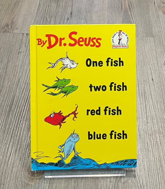 Multi Colour Dr Seuss One Fish Two Fish Red Fish blue Fish, Hardcover