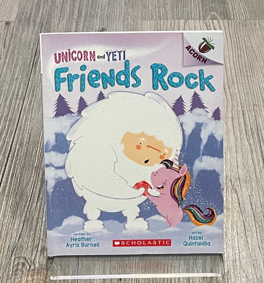 Multi Colour Unicorn and Yeti Friends Rock, Paperback