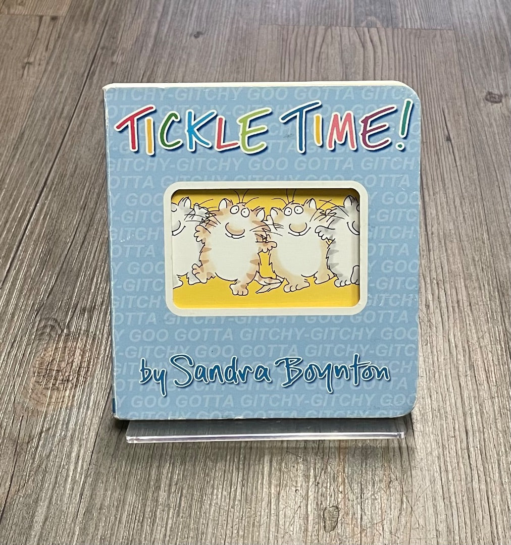 Blue Sandra Boyton Tickle Time, Boardbook