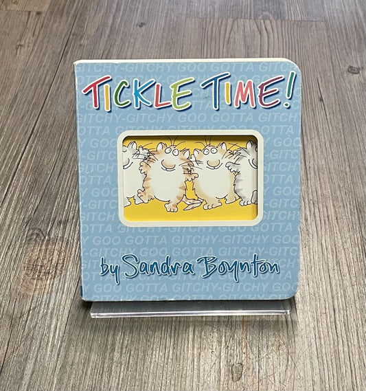 Blue Sandra Boyton Tickle Time, Boardbook