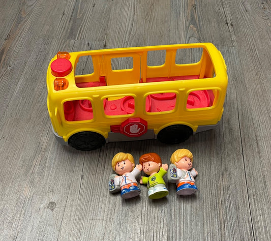 Yellow Fisher Price Little People School Bus