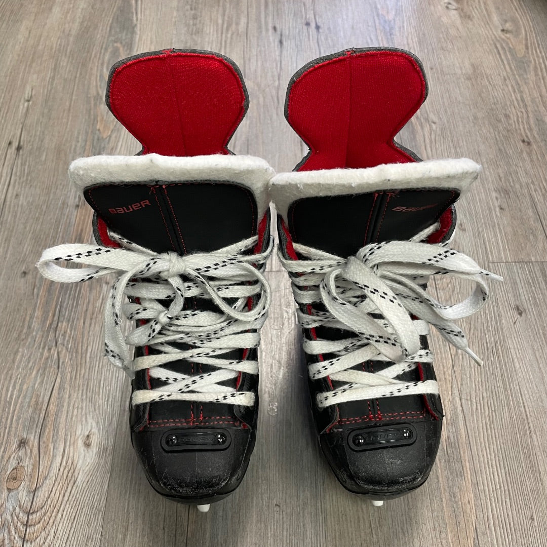 Black Bauer Vapor X Hockey Skates, 10T