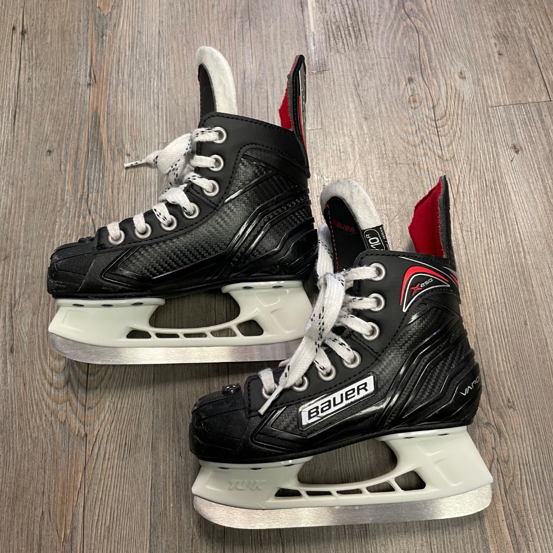 Black Bauer Vapor X Hockey Skates, 10T