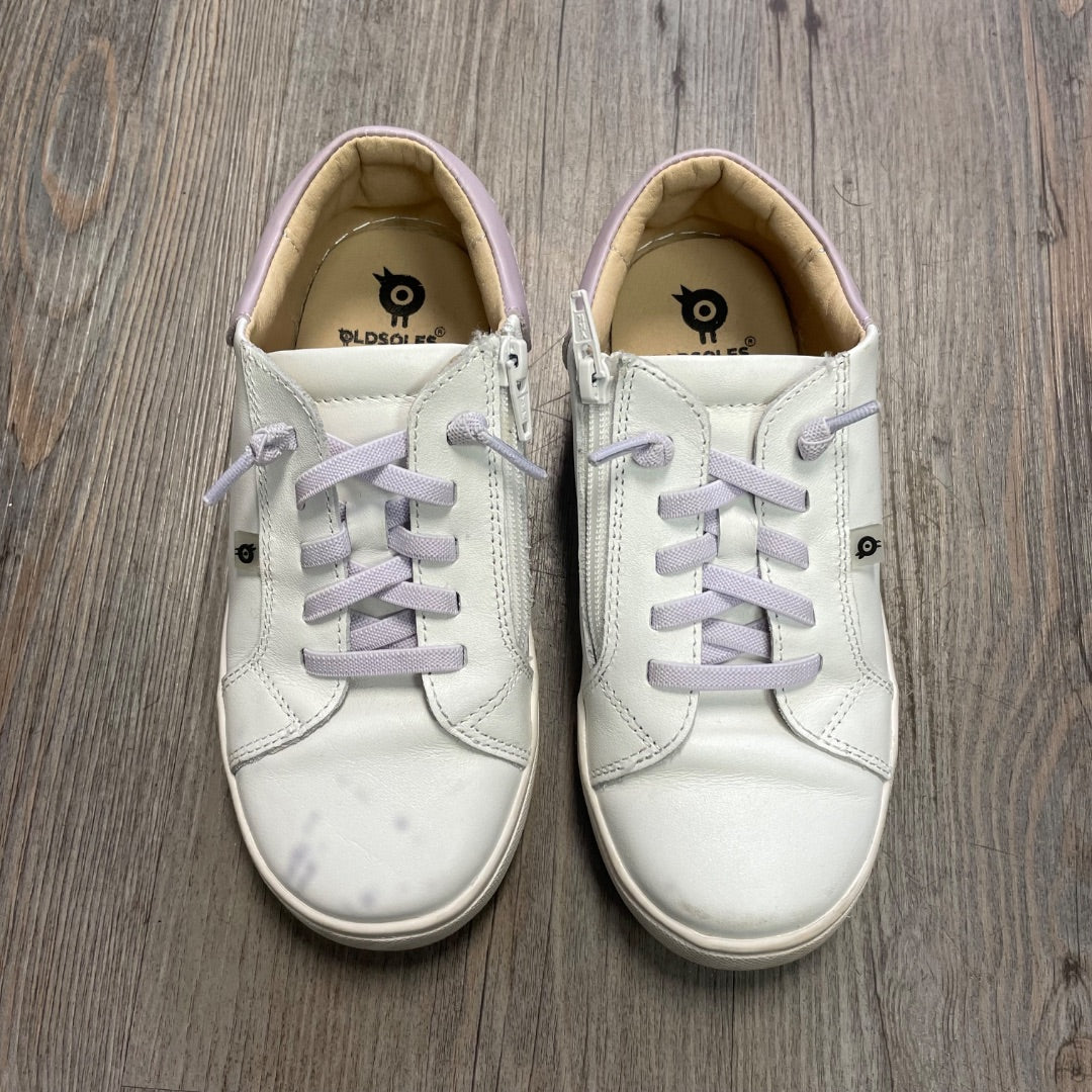White Lavender Old Soles Slip On Shoes, 12Y
