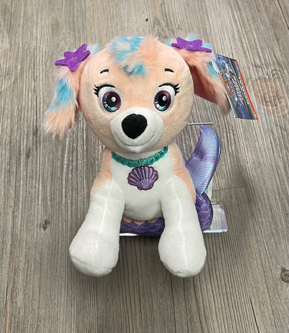 Purple  Coral Aqua Pups Stuff Toy, 3Y+