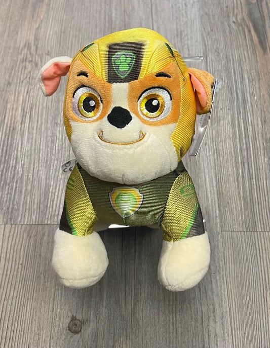 Yellow  Aqua Pups Rubble Stuff Toy, 3Y+