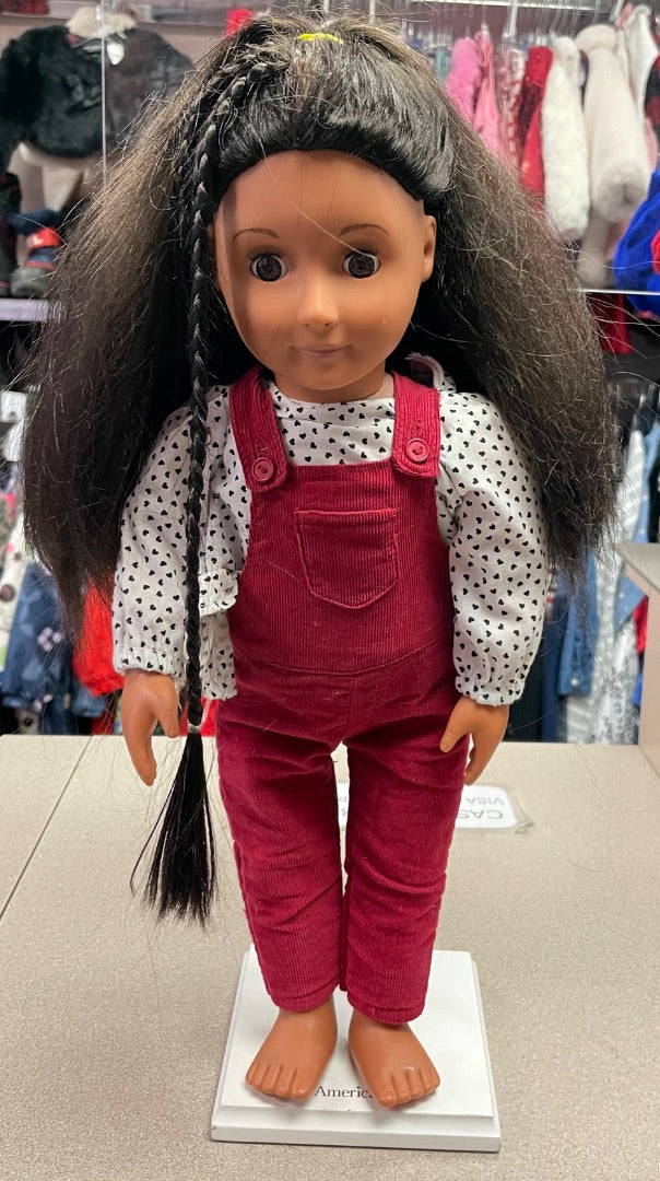 Red Overall Our Generation OG Doll, 18 Inch