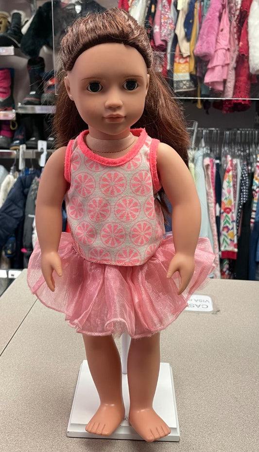 Coral Pink Clothes Our Generation OG Doll, 18 Inch