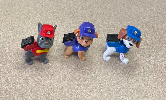 Multi Colour  Paw Patrol Action Figure Set 3PC, 3Y+
