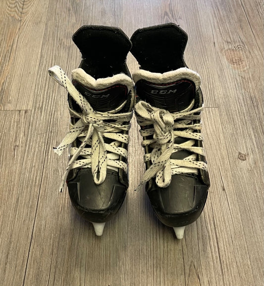 Black CCM Hockey Skates, 8T