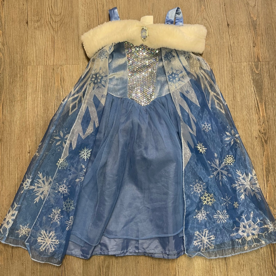 Blue H&M Elsa Dress, 4-6Y