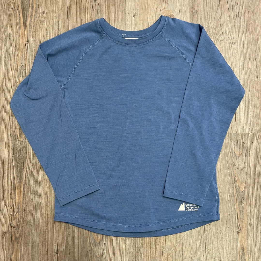 Blue MEC Merino Mix Long Sleeve Top, 7Y