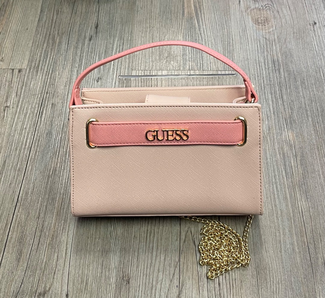 Pink Guess Penny Mini Satchel
