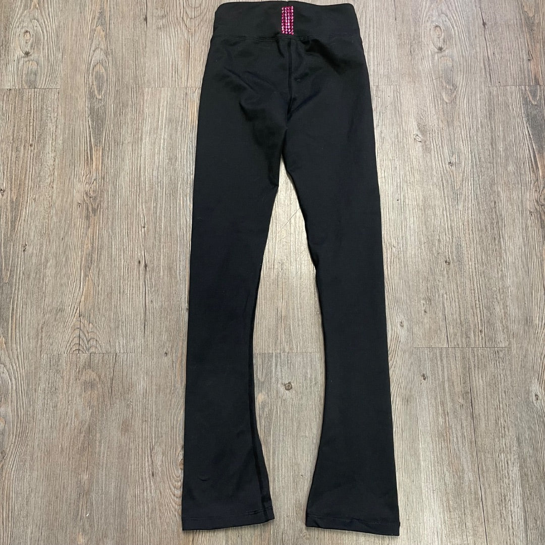 Black Chloe Noel Skating Legging, 8-9Y