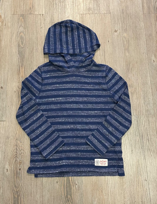 Navy Gap Long Sleeve Hoodie, 6-7Y