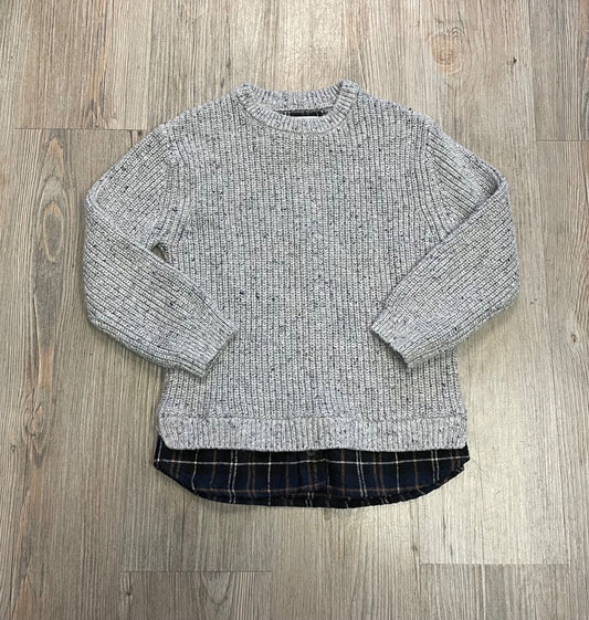 Grey Zara Knit Pullover Sweater, 6Y