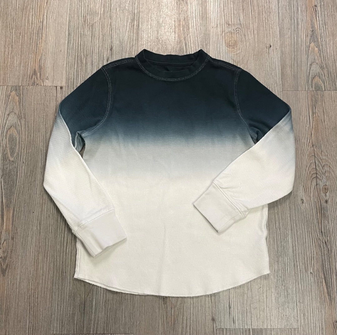 Navy White Gap Long Sleeve Top, 6-7Y