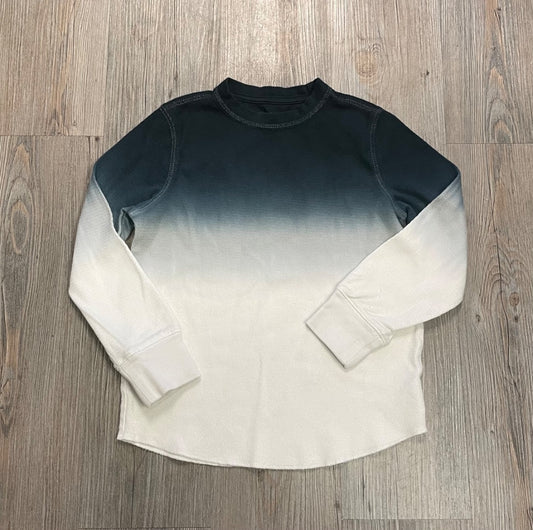 Navy White Gap Long Sleeve Top, 6-7Y