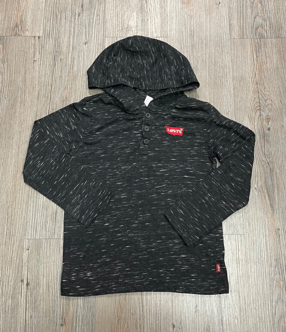 Black Levis Long Sleeve Hoodie, 6Y