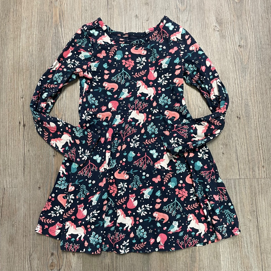 Multi Colour George Long Sleeve Dress, 6Y