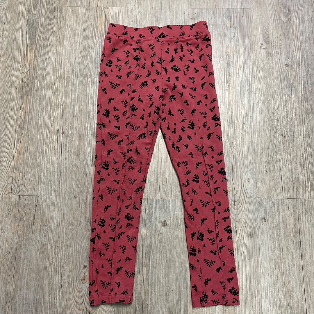 Maroon George Legging, 6Y