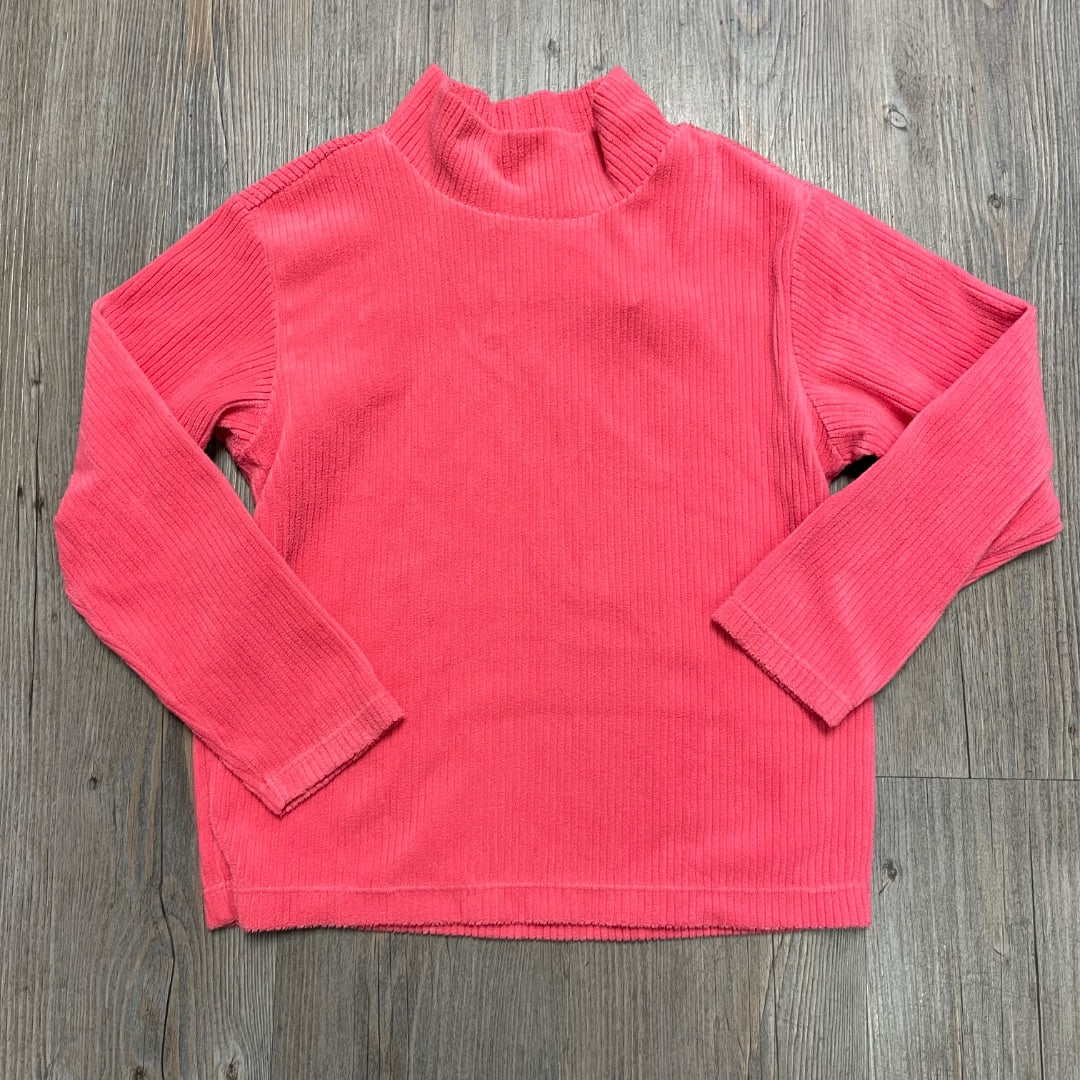 Coral Uniqlo Long Sleeve Top, 5-6Y