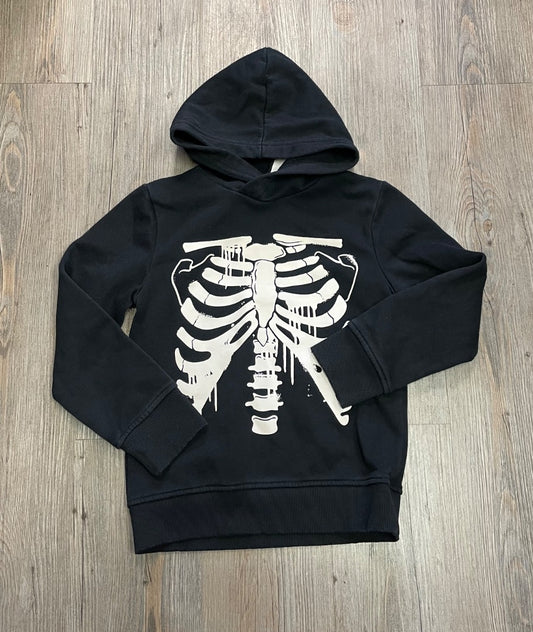 Black Joe Fresh Pullover Hoodie Skeleton, 6Y