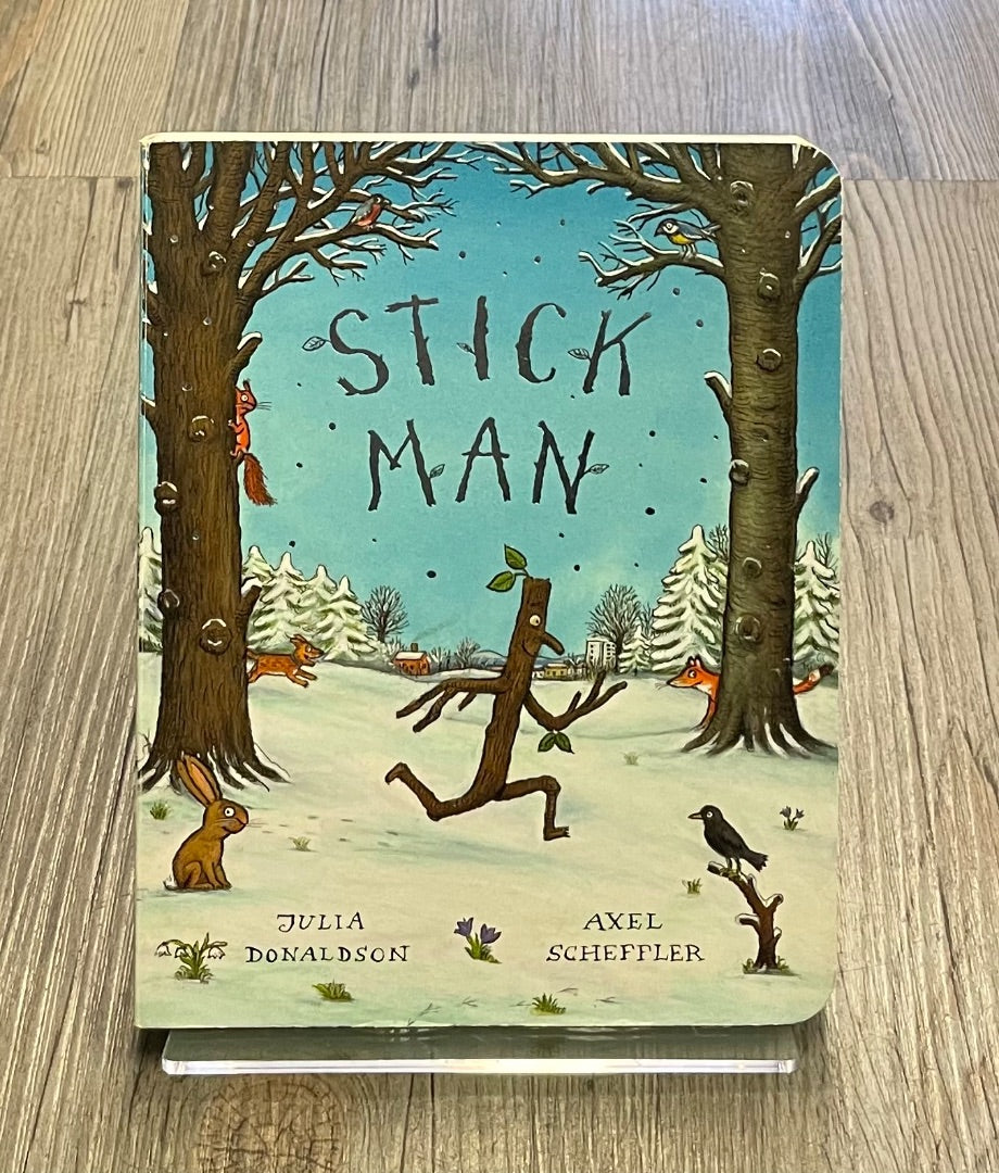 Multi Colour Scholastic Stick Man, Boardbook