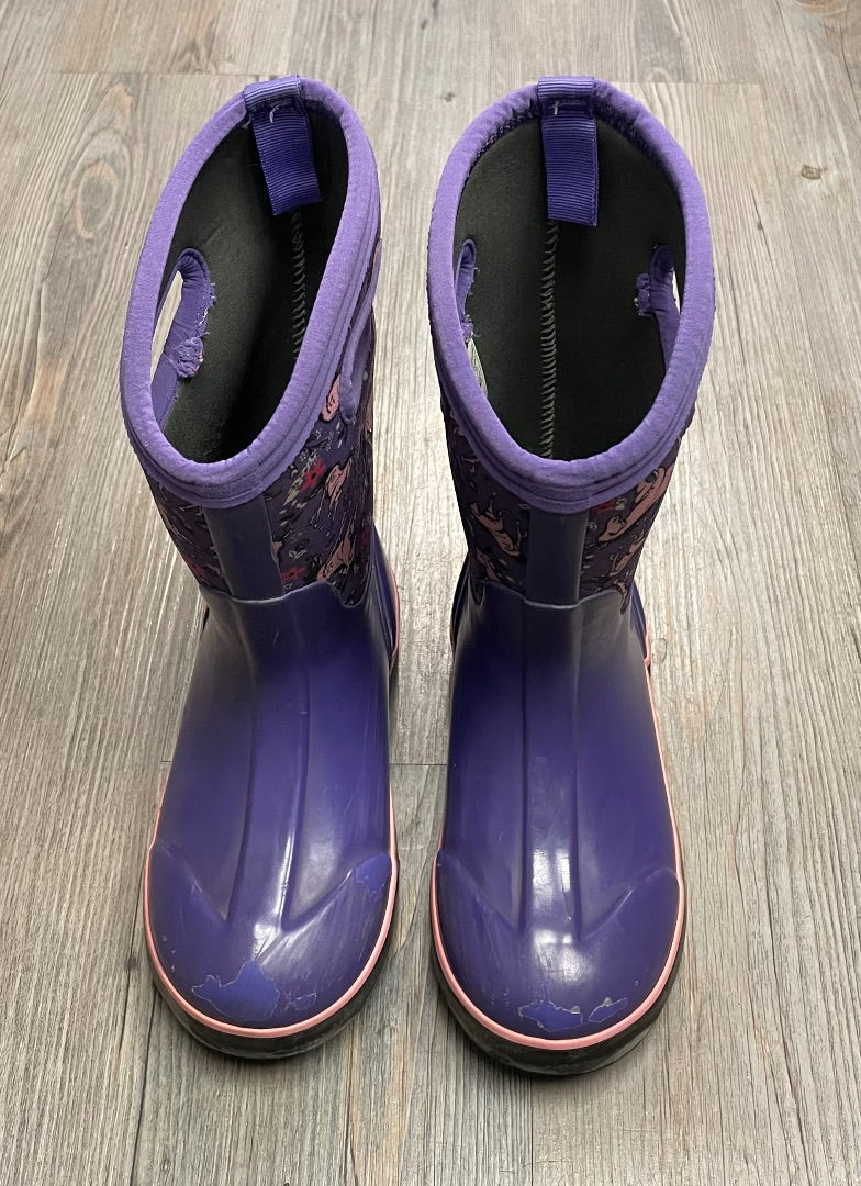 Purple Bogs Winter Boots, 13Y