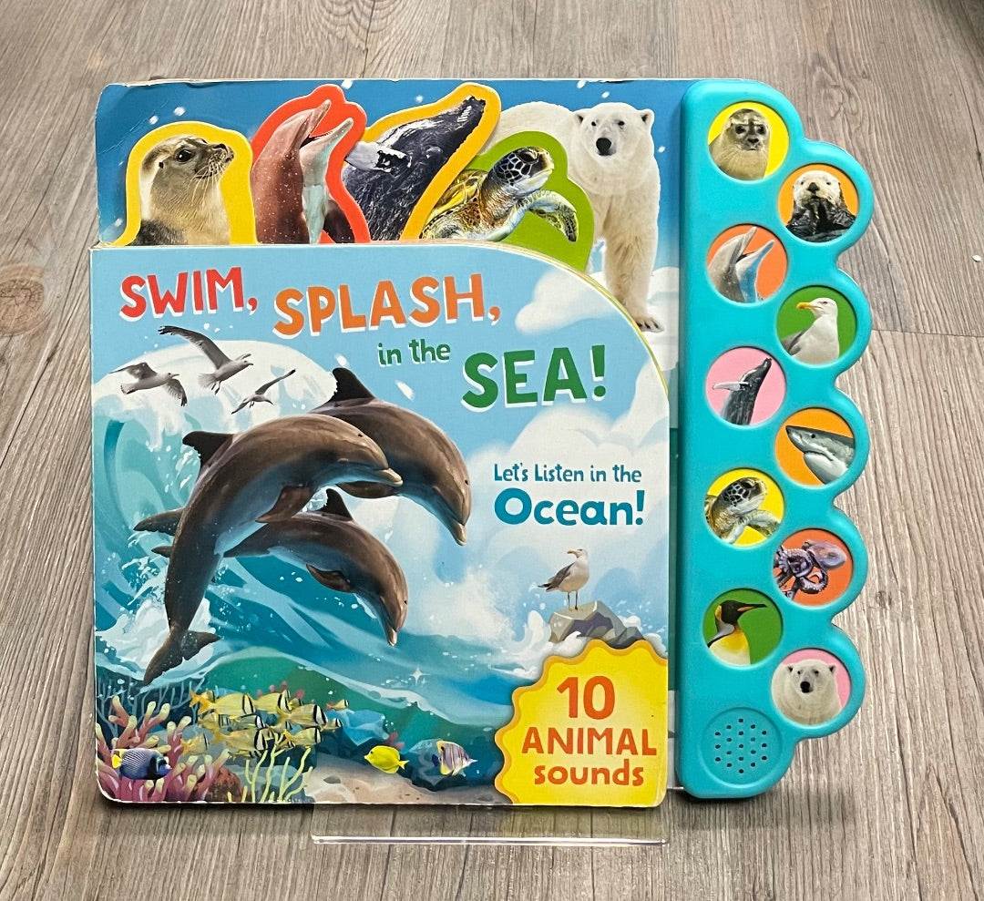Multi Colour  Swim Splash In The Sea, Hardcover
