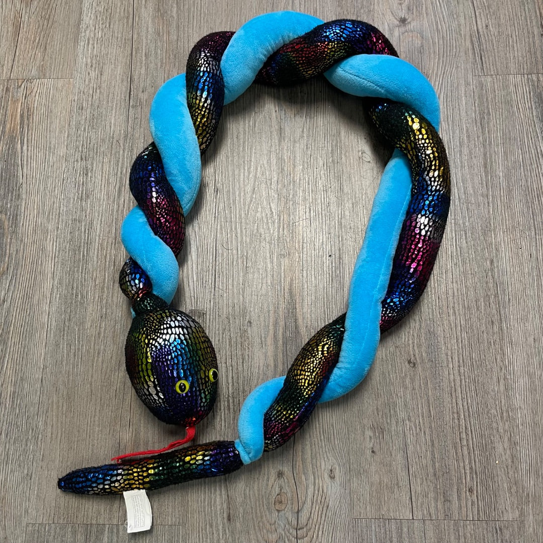 Multi Colour  Stuff Toy Snake, Pre-owned