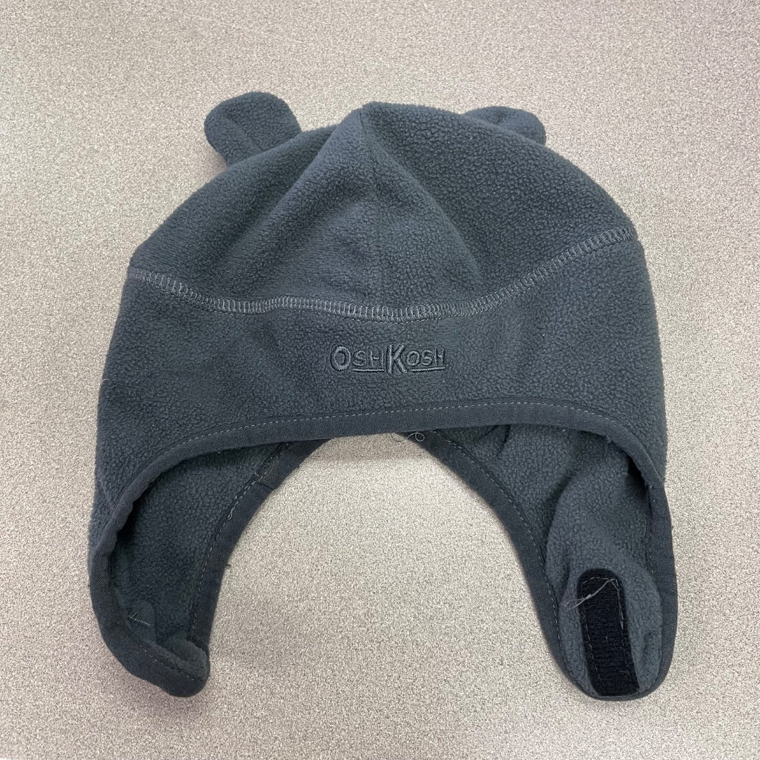 Grey Oshkosh Fleece Hat, 6-12M