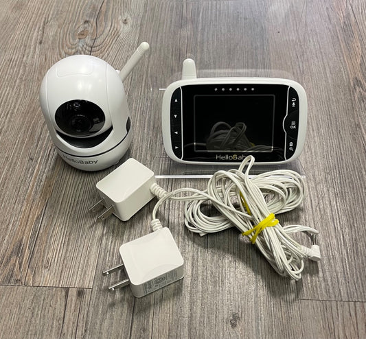 White Hello Baby HelloBaby HB65RX Video Baby Monitor