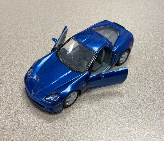 Blue  2007 Chevrolet  Corvette, 5 inch