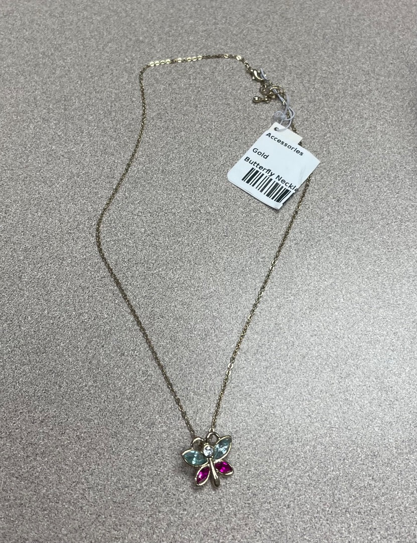 Gold  Butterfly Necklace