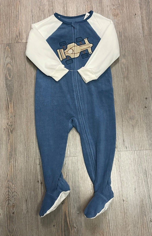 Blue,White Kids Headquarters PJ Onesie, 2Y