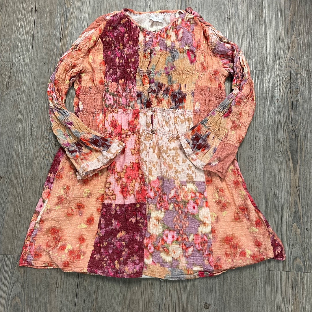 Multi Colour Zara Lined Long Sleeve Dress, 10Y