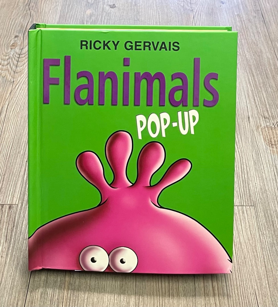 Multi Colour Ricky Gervais Flanimals Pop Up Book, Hardcover
