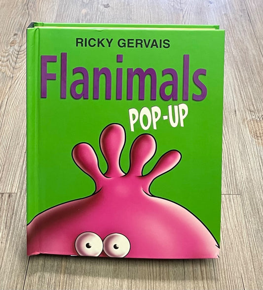 Multi Colour Ricky Gervais Flanimals Pop Up Book, Hardcover