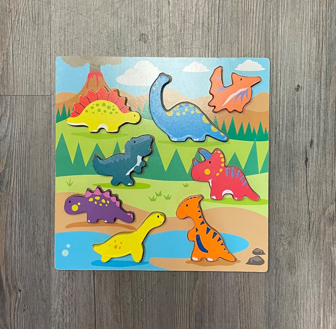 Multi Colour  Dinosaur Puzzle, 3Y+