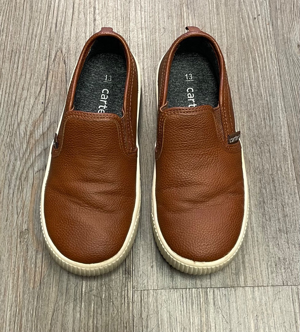 Brown Carters Slip On Sneaker, 13Y