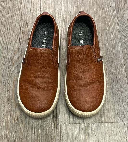 Brown Carters Slip On Sneaker, 13Y