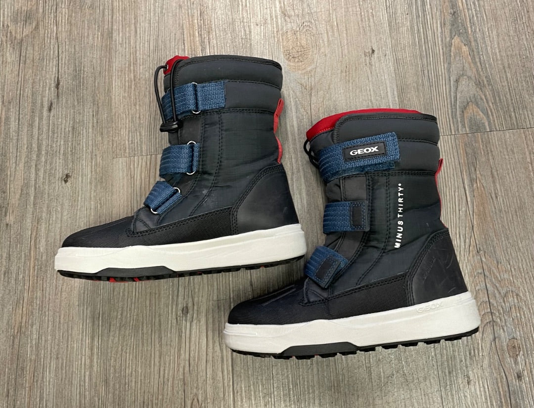 Black Geox Winter Boots, 13Y